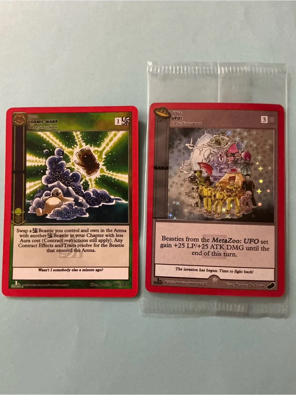 Meta Zero Unopened UFO and Opened Cosmic Wrap
